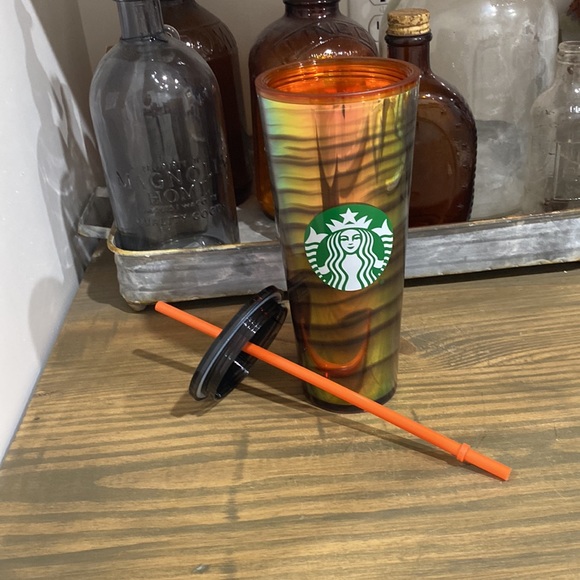 COPY - Starbucks 2022 Halloween Night Stripe Siren Tumbler - Picture 3 of 7